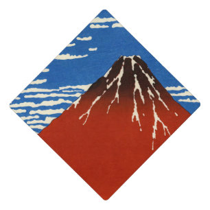 Toque De Diplômé Katsushika Hokusai - Vent Fin, Matin Clair