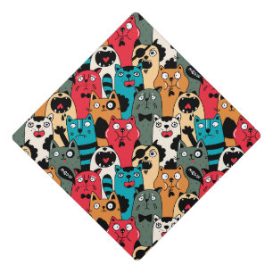 Toque De Diplômé La foule des chats