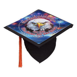 Toque De Diplômé La Terre Des Hommes Libres Feu D'artifice Aigle Br
