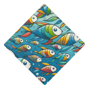 Toque De Diplômé L'art coloré du poisson sous-marin