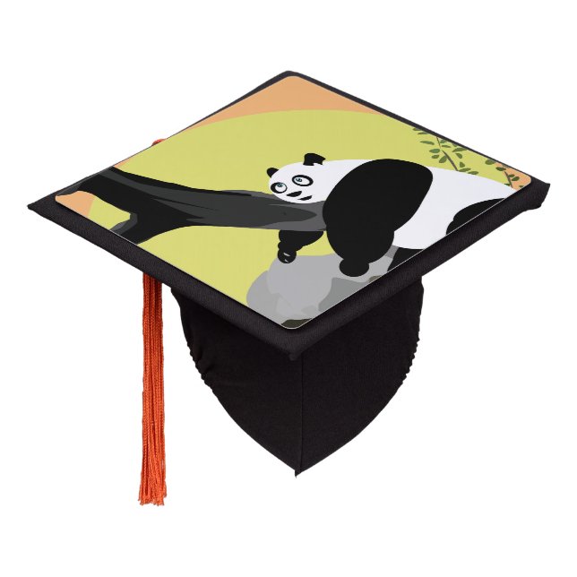 Toque De Diplômé Lazy Panda (Incliné)