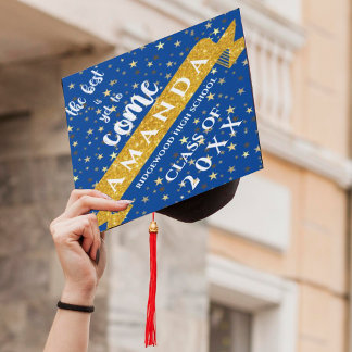 Toque De Diplômé Le Meilleur Est Encore À Venir Blue Gold Classe De
