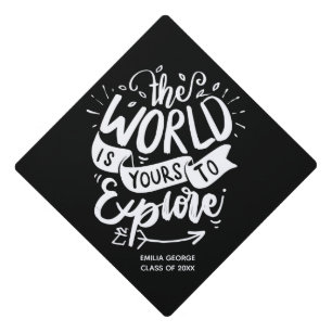 Toque De Diplômé Le Monde est à Vous pour Explorer Citation Nom Per