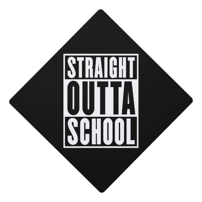 Toque De Diplômé L'école Stright Outta (Devant)