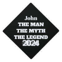 Légende de mythe d'homme d'amusement personnalisée