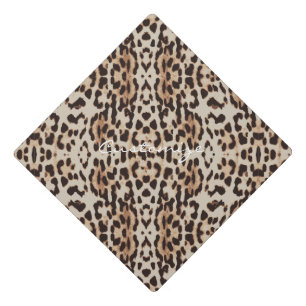 Toque De Diplômé Leopard Spots Motif Thunder_Cove