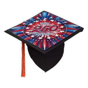 Toque De Diplômé Les 250 ans d'Amérique 1776-2026 Feux d'artifice R