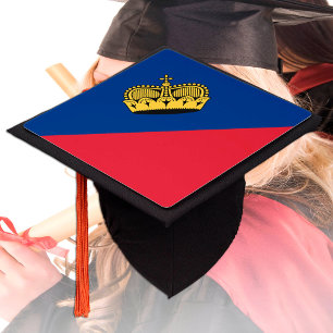 Toque De Diplômé Liechtenstein & Drapeau - Étudiants /Casquettes un