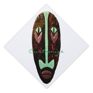 Toque De Diplômé Long Tonnerre-Cove du masque Tiki