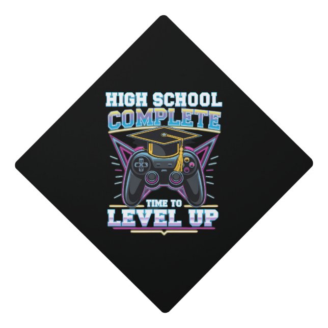Toque De Diplômé Lycée Complet Gamer Gaming Graduation (Devant)