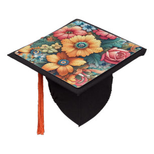 Toque De Diplômé Magnifique Bouquet de Fleurs