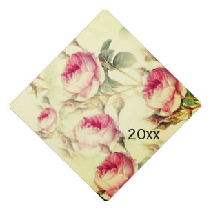 Toque De Diplômé Magnifique floral vintage