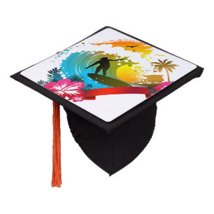 Toque De Diplômé Marcher Sur La Marche