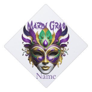 Toque De Diplômé Mardi Gras Masque Thunder_Cove