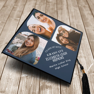 Toque De Diplômé Marine Blue Multi Photo Moderne Design