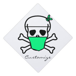 Toque De Diplômé Masque à crâne Thunder_Cove