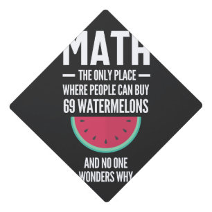 Toque De Diplômé Maths. Drôle Math Sarcasm Citation Cadeau