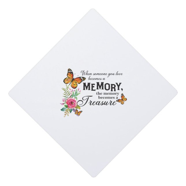 Toque De Diplômé Mémoire papillon (Devant)
