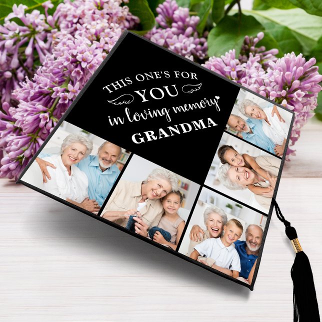 Toque De Diplômé Mémorial Personnalisé 5 photo Collage de conservat (Créateur téléchargé)