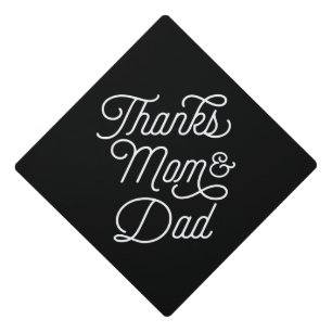 Toque De Diplômé Merci maman et papa