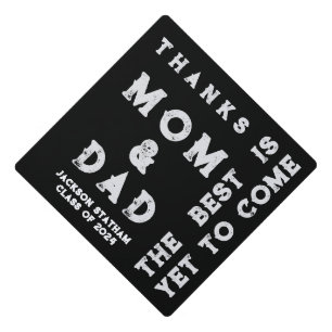 Toque De Diplômé Merci Maman Et Papa Tassel Topper