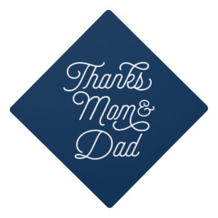Toque De Diplômé Merci Maman & Papa dans la Marine