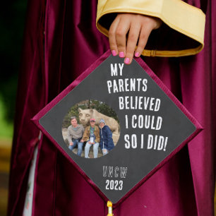 Toque De Diplômé Mes parents croyaient que je pouvais faire ainsi P