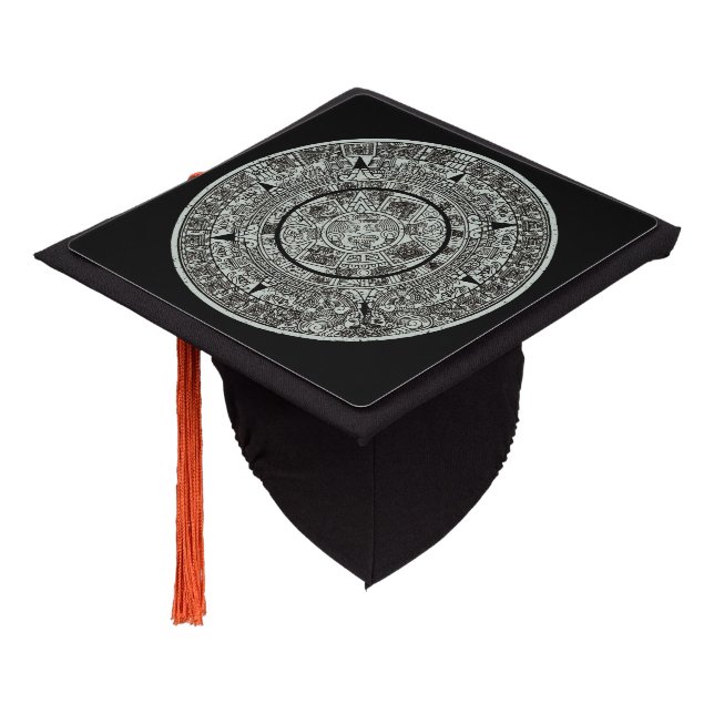 Toque De Diplômé Mexicaine Aztec Sun Stone Maya Calendrier 1 (Incliné)