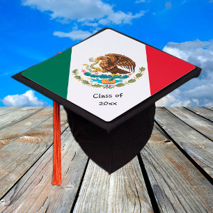 Toque De Diplômé Mexique et drapeau mexicain - Étudiants /Universit