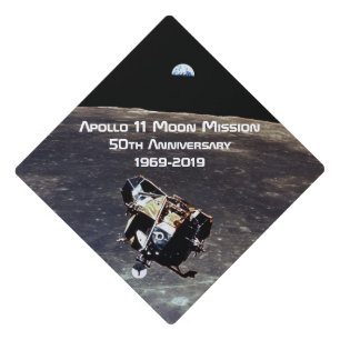 Toque De Diplômé Mission historique Apollo 11 Moon 50e anniversaire