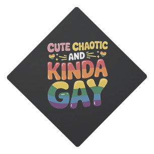Toque De Diplômé Mois de la gay LGBTQ et du chaotique mignon