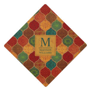 Toque De Diplômé Mosaique géométrique marocaine sans couture Motif 