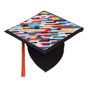 Toque De Diplômé Motif de bloc lumineux