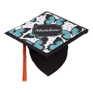 Toque De Diplômé Motif de papillons mignons