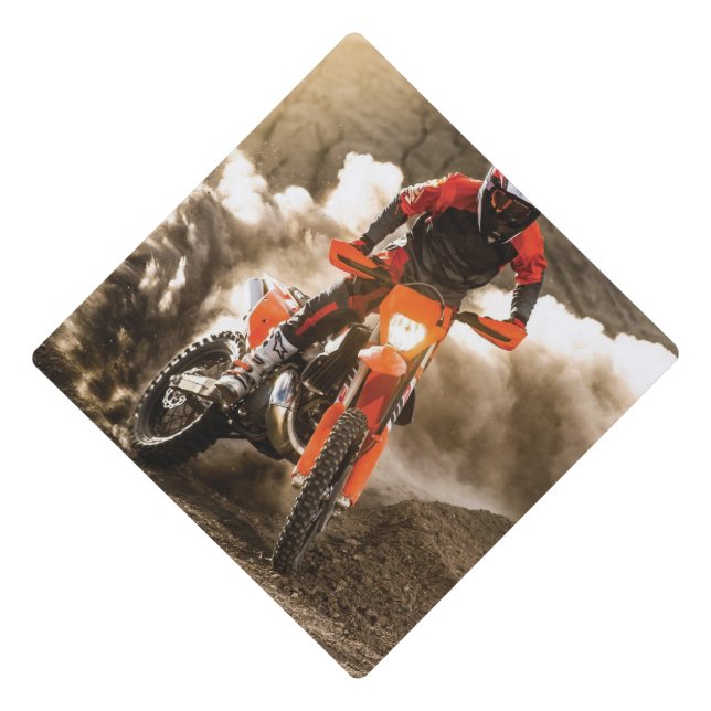 Toque De Diplômé Motocross Rider (Devant)