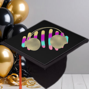 Toque De Diplômé Musique Divertissement Degré Foil 2019 Grad