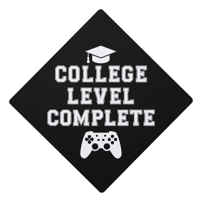 Toque De Diplômé Niveau collégial Complet Graduation Gamer Jeu (Devant)