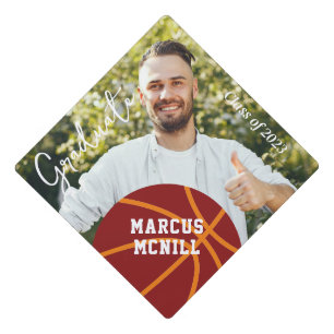 Toque De Diplômé Nom de l'équipe et du joueur de basket-ball
