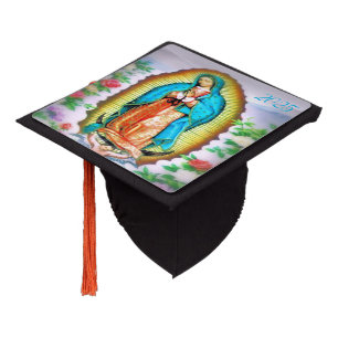 Toque De Diplômé Notre Dame de Guadalupe Classe Florale de 2025