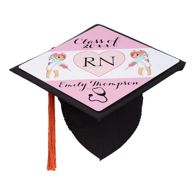 Toque De Diplômé Nourriture mignonne (Incliné)