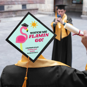 Toque De Diplômé Observez-moi Flamant rose