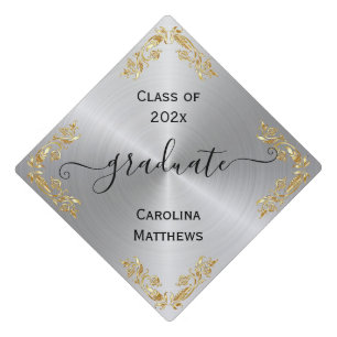 Toque De Diplômé Or argenté