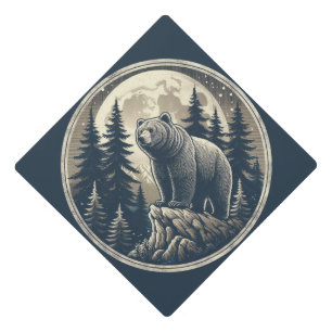 Toque De Diplômé Ours sauvage classique/vintage
