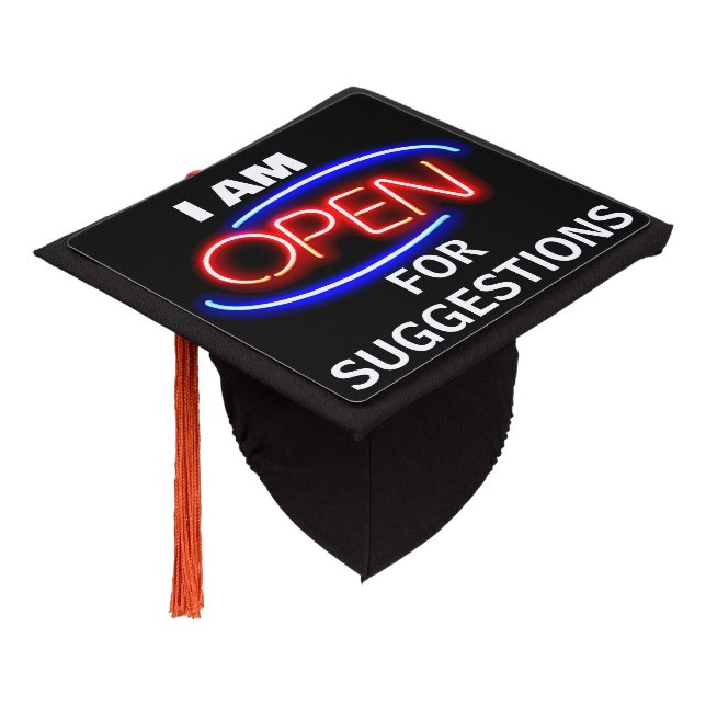 TOQUE DE DIPLÔMÉ OUVERT POUR SUGGESTIONS (Incliné)