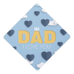 Toque De Diplômé Papa, je t'aime, fête des pères cadeau