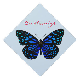 Toque De Diplômé Papillon bleu Thunder_Cove