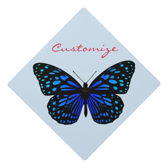 Toque De Diplômé Papillon bleu Thunder_Cove (Devant)
