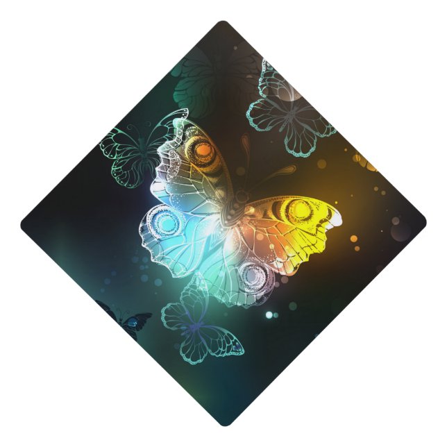 Toque De Diplômé Papillon lumineux et papillons de nuit (Devant)