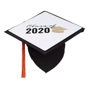 Toque De Diplômé Parties scintillant d'or - Classe de 2020