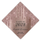 Parties scintillant d'or fillette Rose personnalis